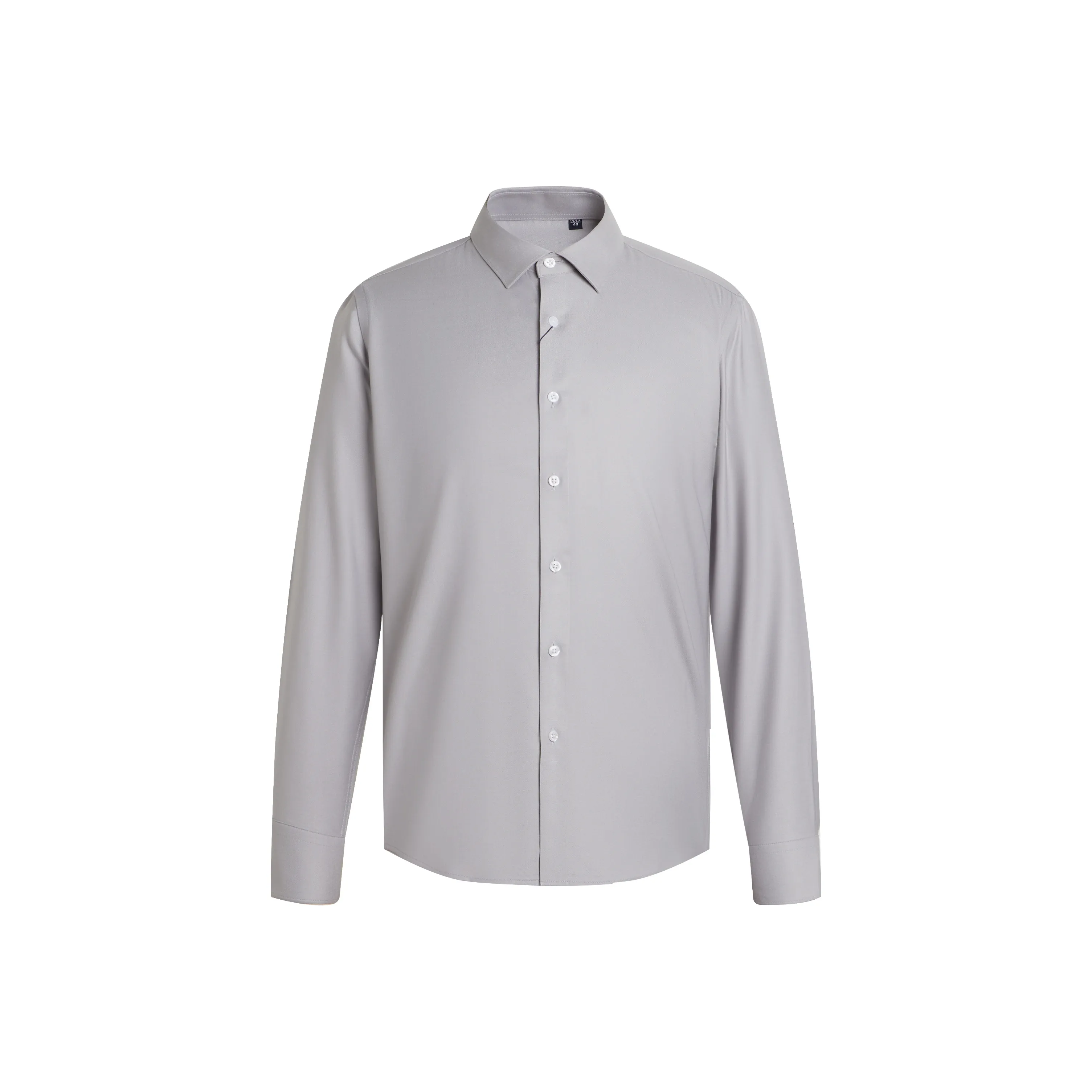 DANIEL HECHTER Рубашка Осенне-зимняя Мужская Светло-серая