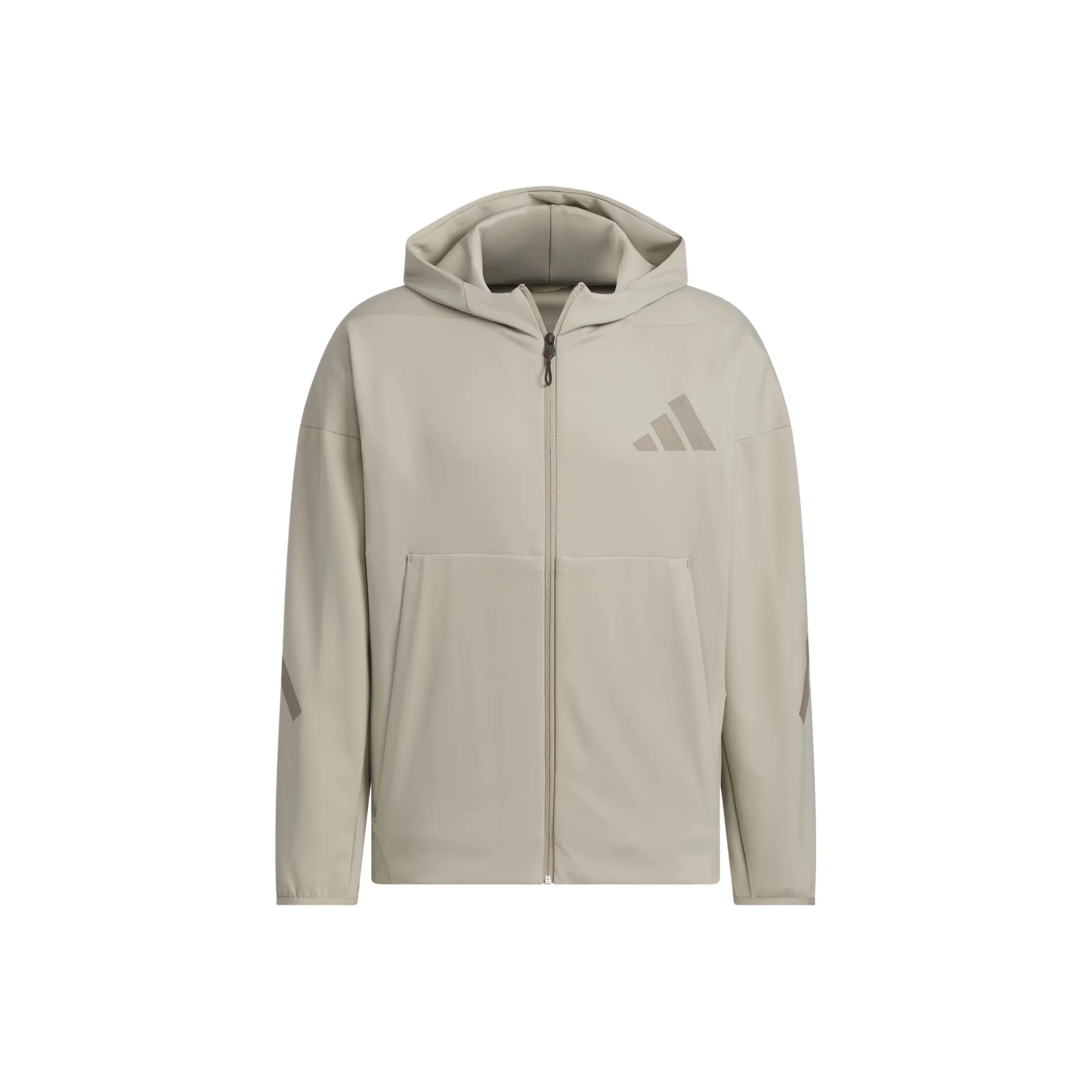 Adidas True Healing Series ZNE COOL Jacket Men's Light Sesame Gray Brown