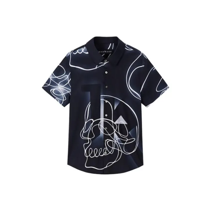 JOHN RICHMOND Мужские черные рубашки