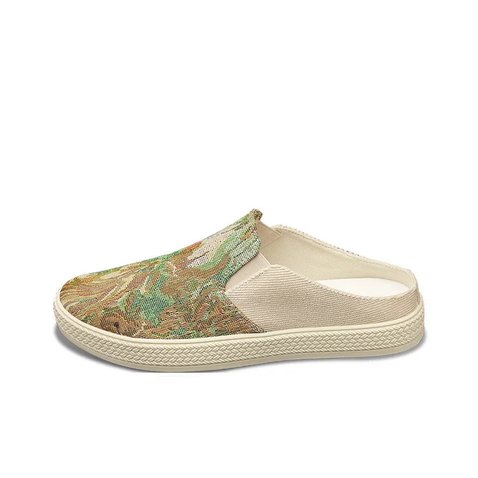 MEXICAN Slip Resistant Closed Toe Slippers Men's Green