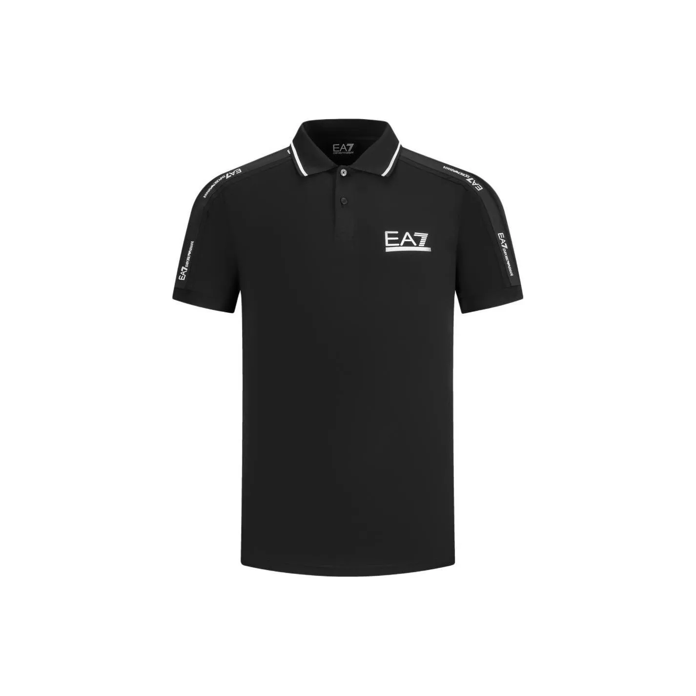 EMPORIO ARMANI Logo print Cotton blend Polo Shirt