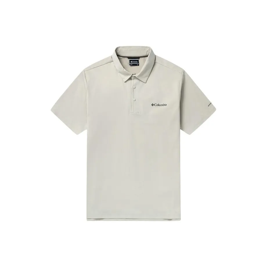 Columbia Transit Polo Shirt Men's Light Khaki