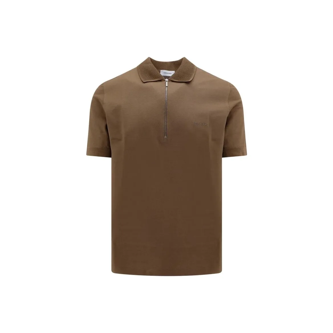 Ferragamo Polo Shirts Men Wheat Brown