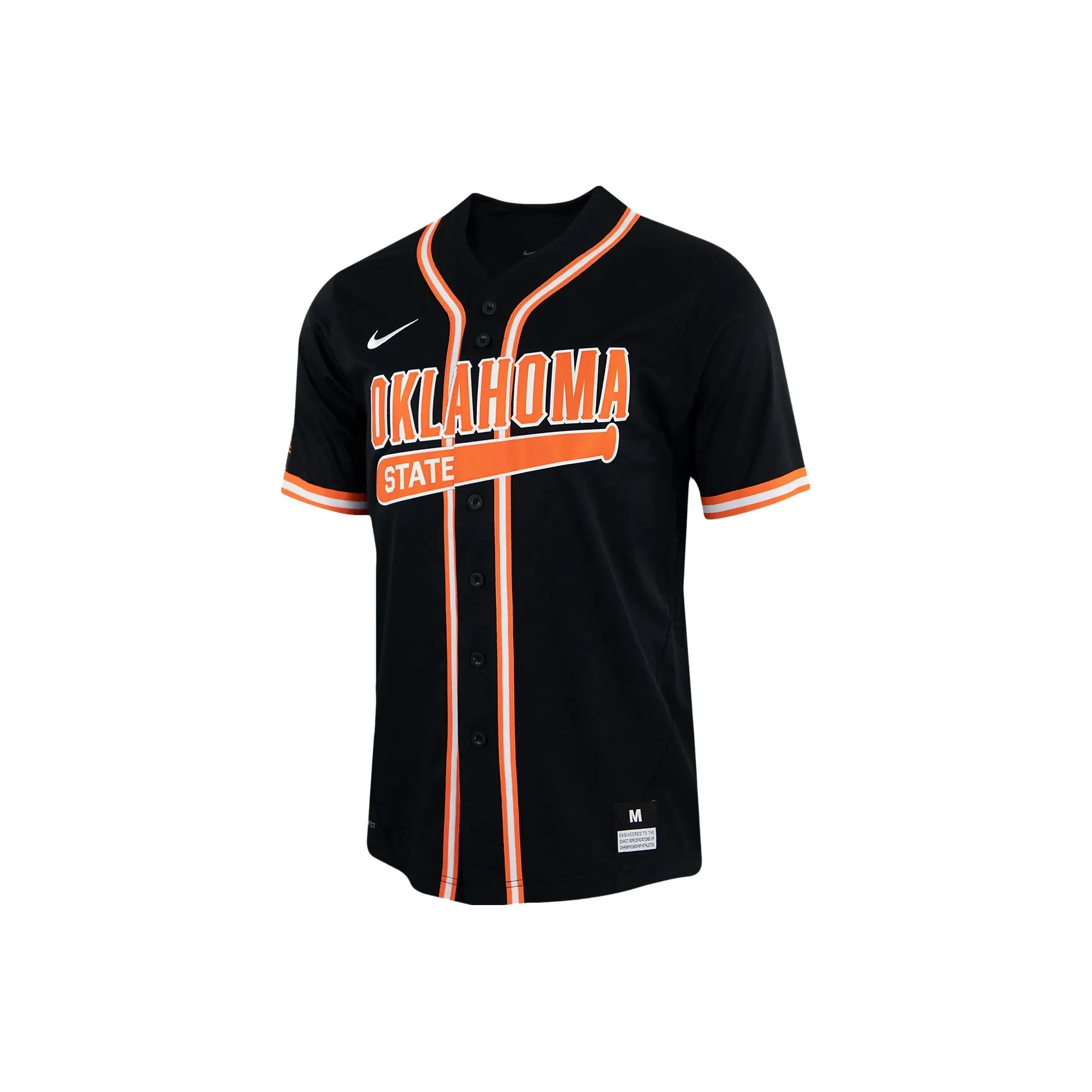 Nike Oklahoma State Cowboys Men's Nike Dri FIT College Replica Baseball Jersey