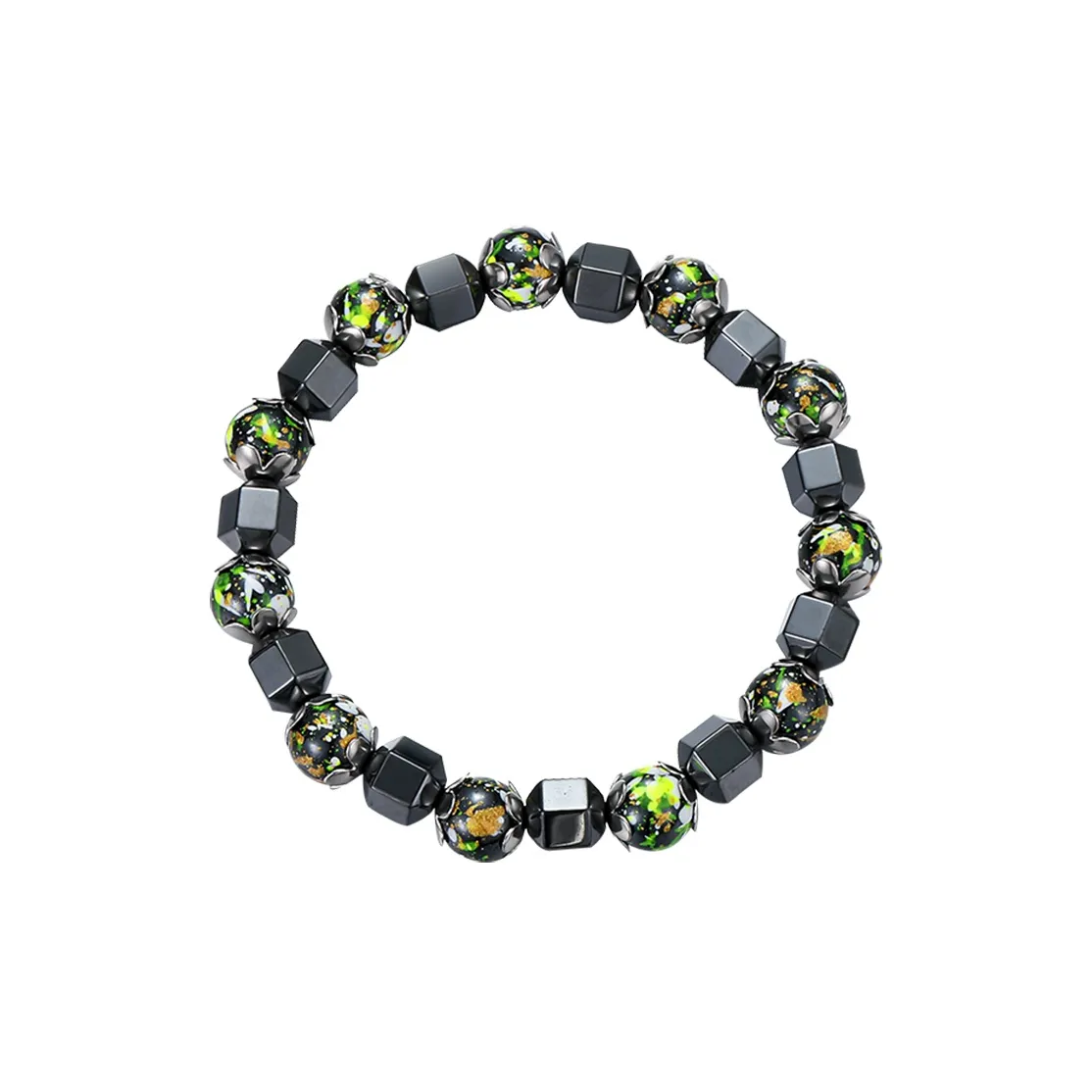 MISS XIA JWY Гематитовые браслеты унисекс