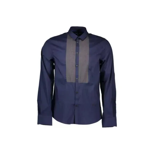 GUESS JEANS Синие Мужские Рубашки