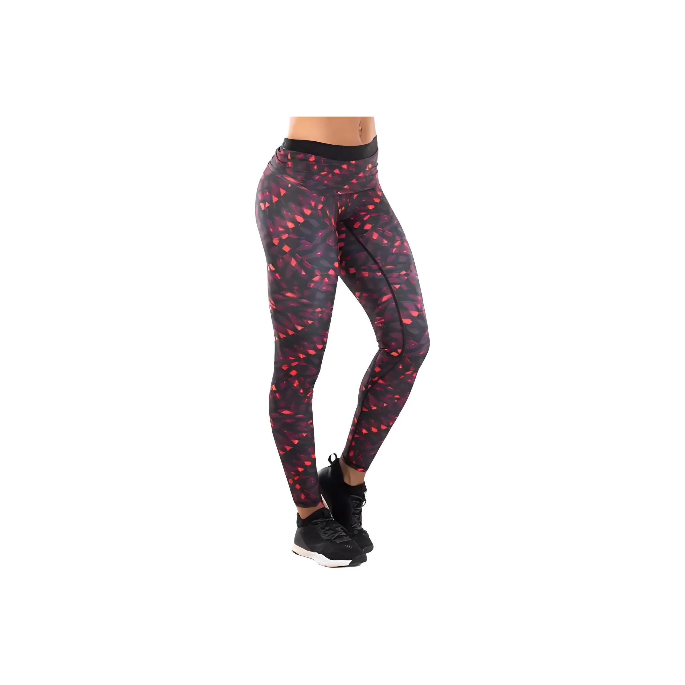 DECATHLON Yoga Pants Women's Coral Red
