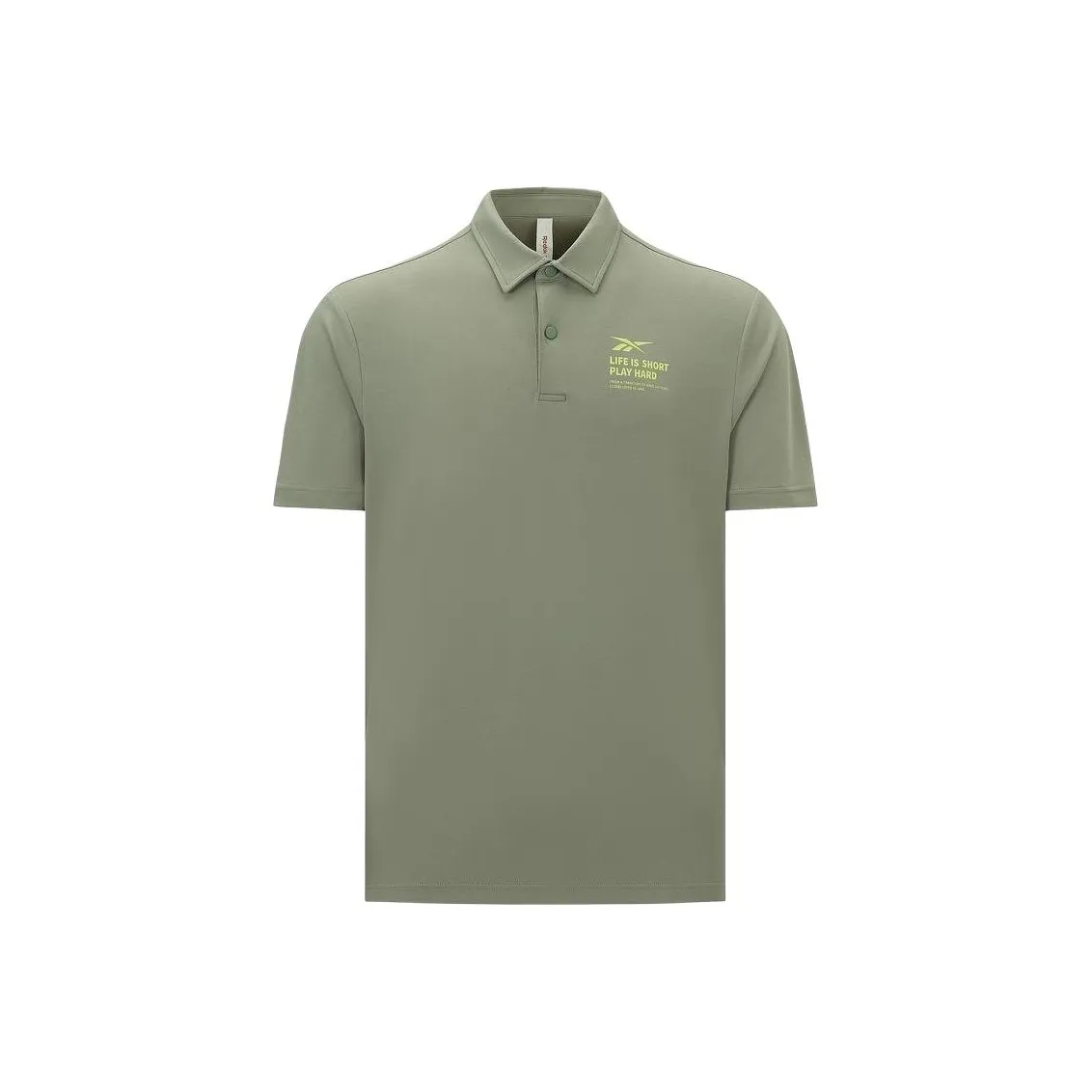 Reebok совместное брендирование Поло Мужское Светло-Армейский Зеленый