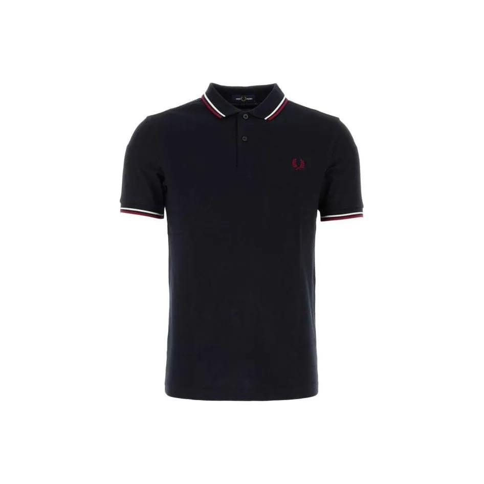 FRED PERRY Twin Tipped Short Sleeved Polo Shirt