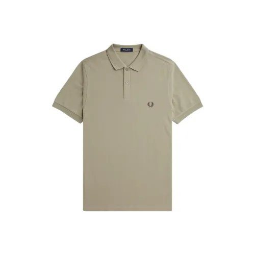 FRED PERRY Зеленый Мужское Поло