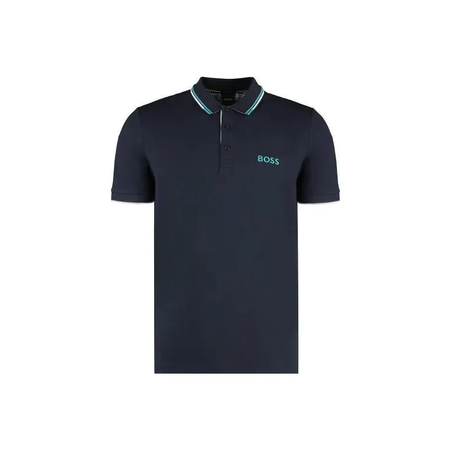 Hugo Boss Поло Мужское Морской Синий