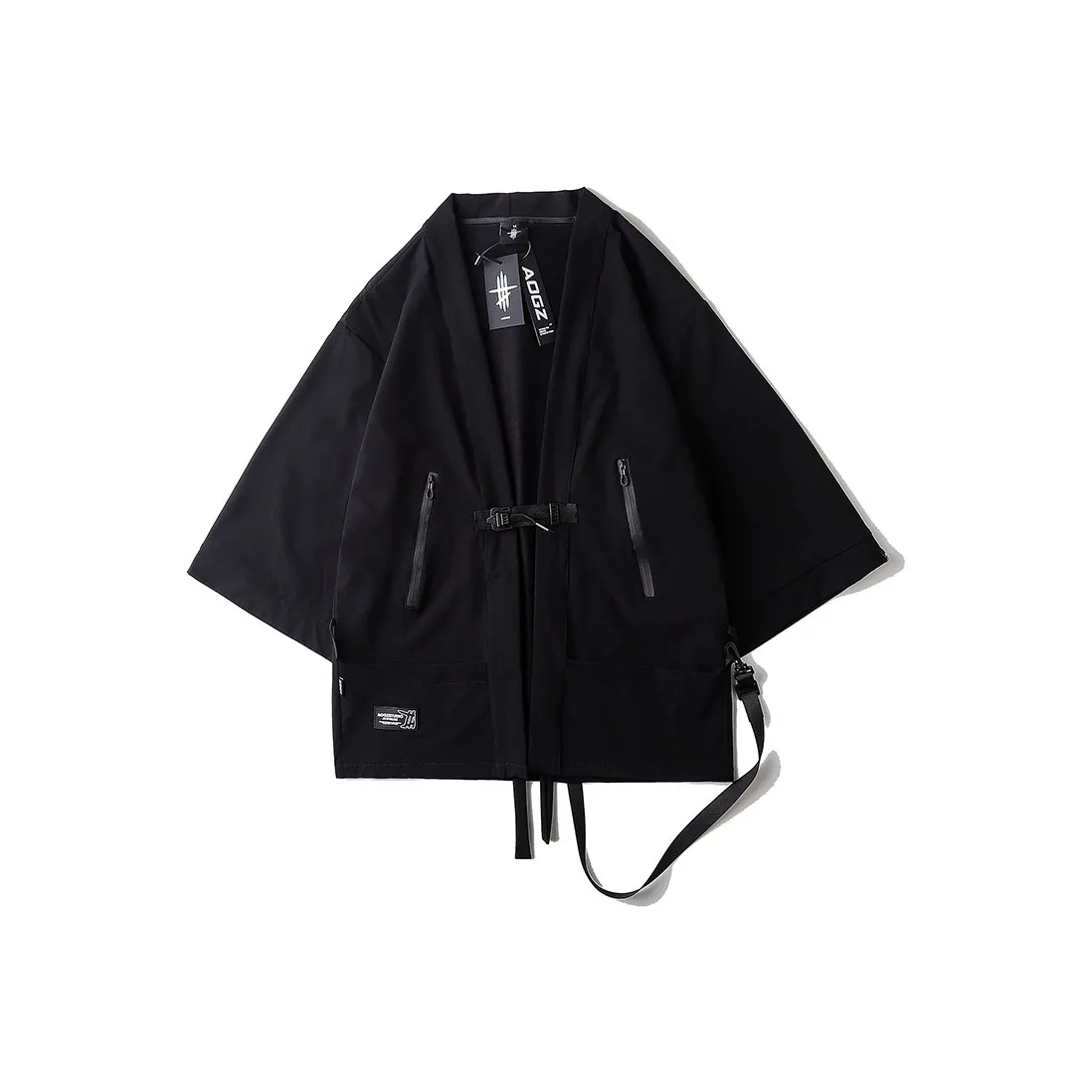 AOGZ 3/4 Sleeved Shirt Unisex Black