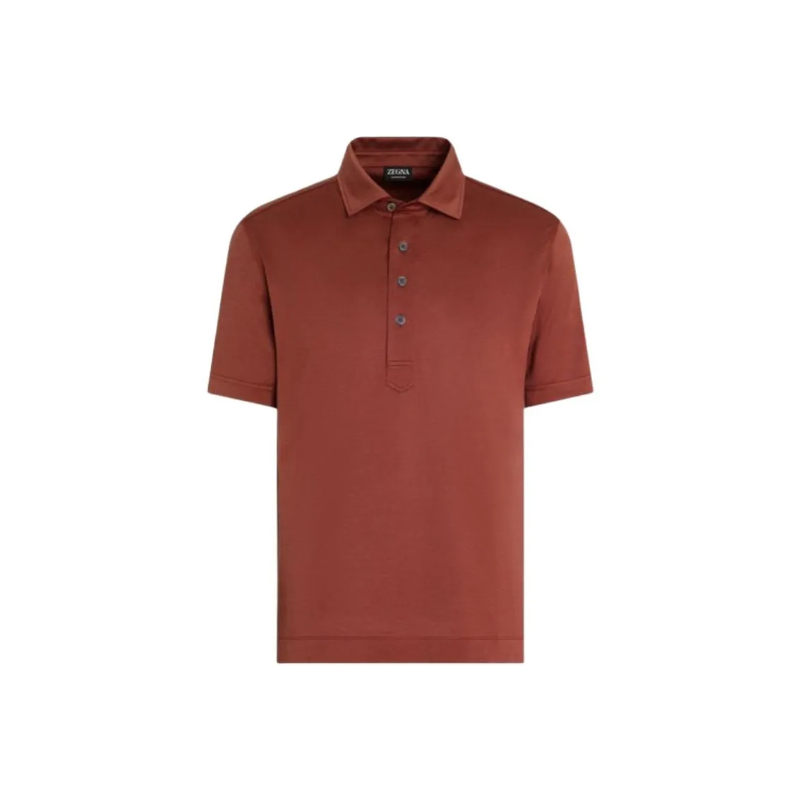 Ermenegildo Zegna Polo Shirts Men Brick Red