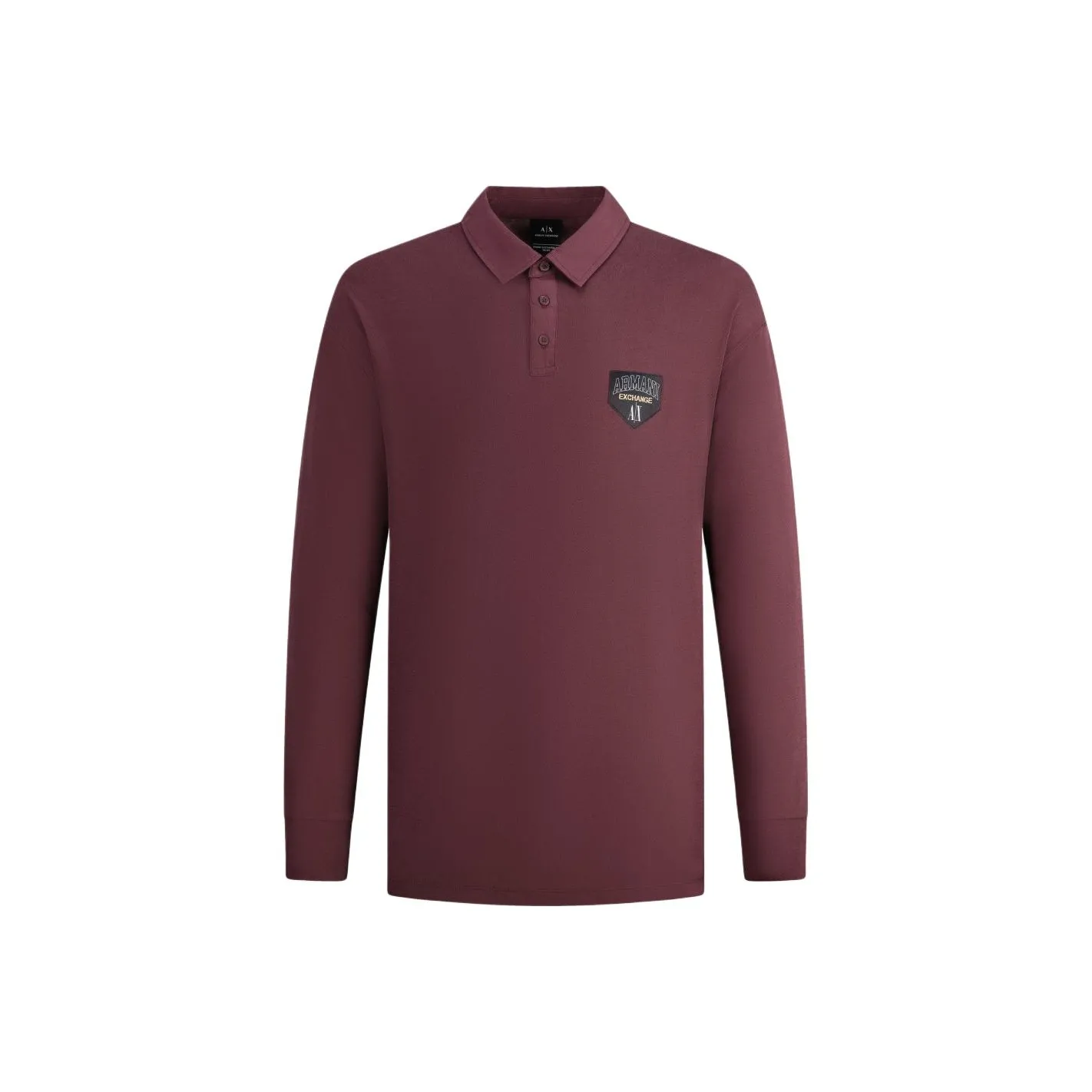 ARMANI EXCHANGEAE FW23 Поло Мужское Бордовый