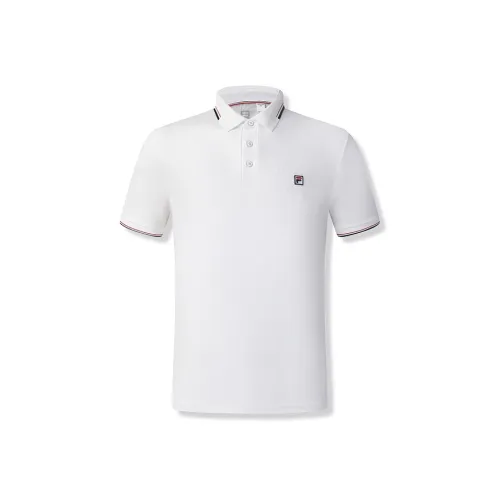 FILA ATHLETICS Нефритовый белый Мужское Поло