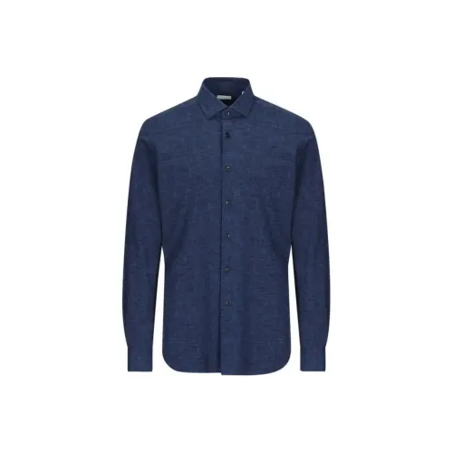 XACUS Blue Мужские Рубашки