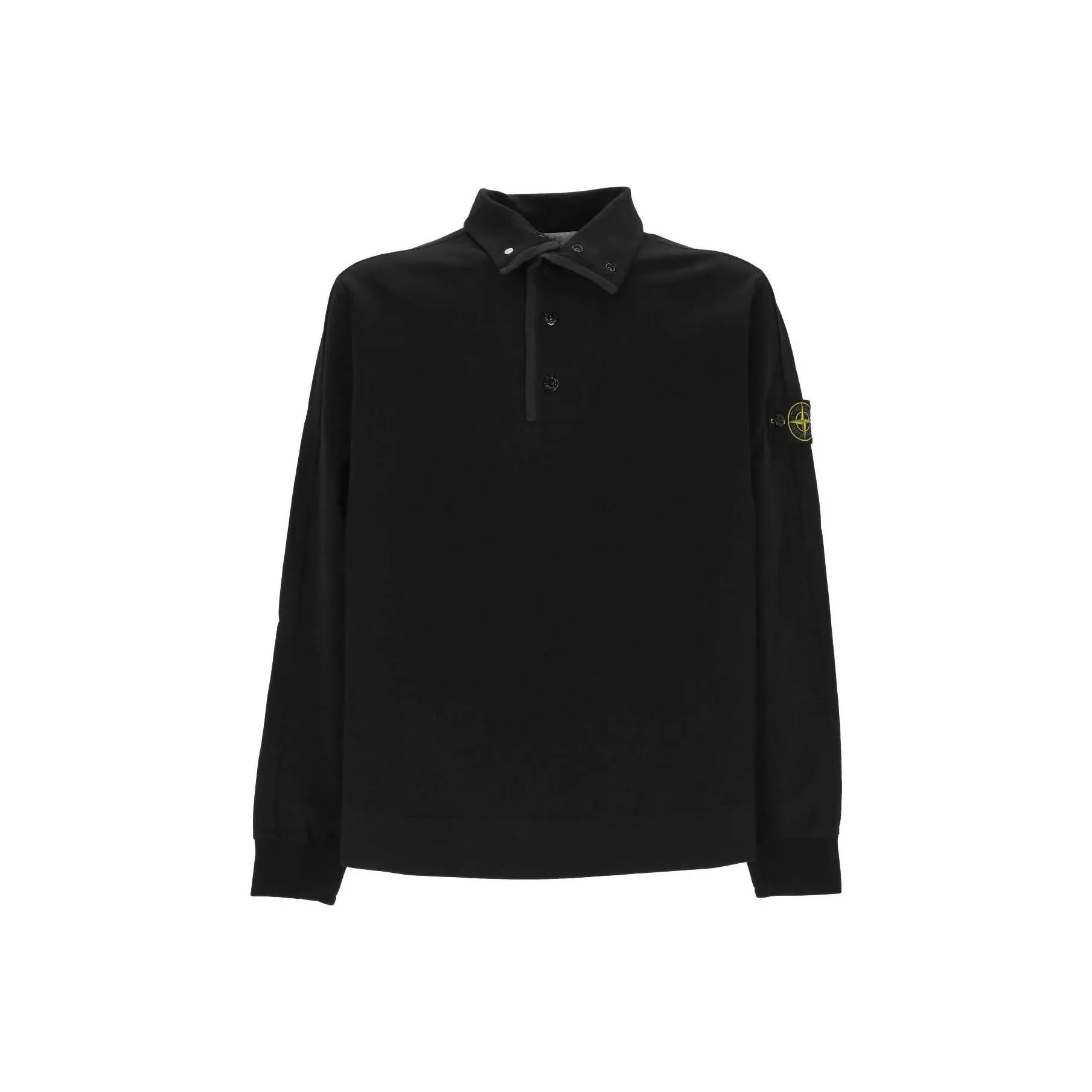 STONE ISLAND Polo Shirts Men Black