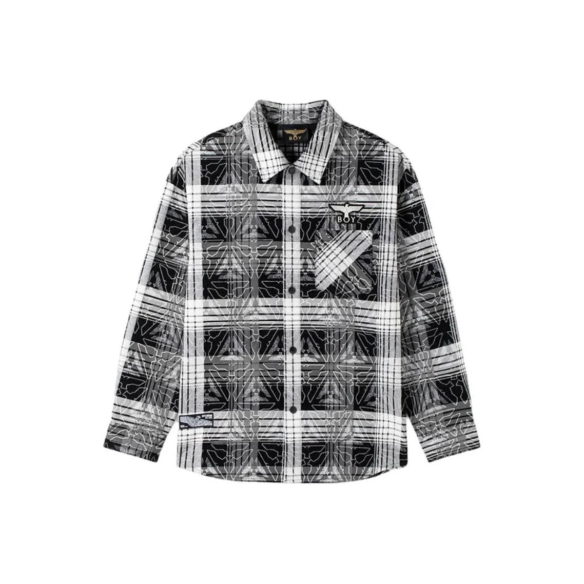 Boy London Shirt Unisex Black/White Plaid