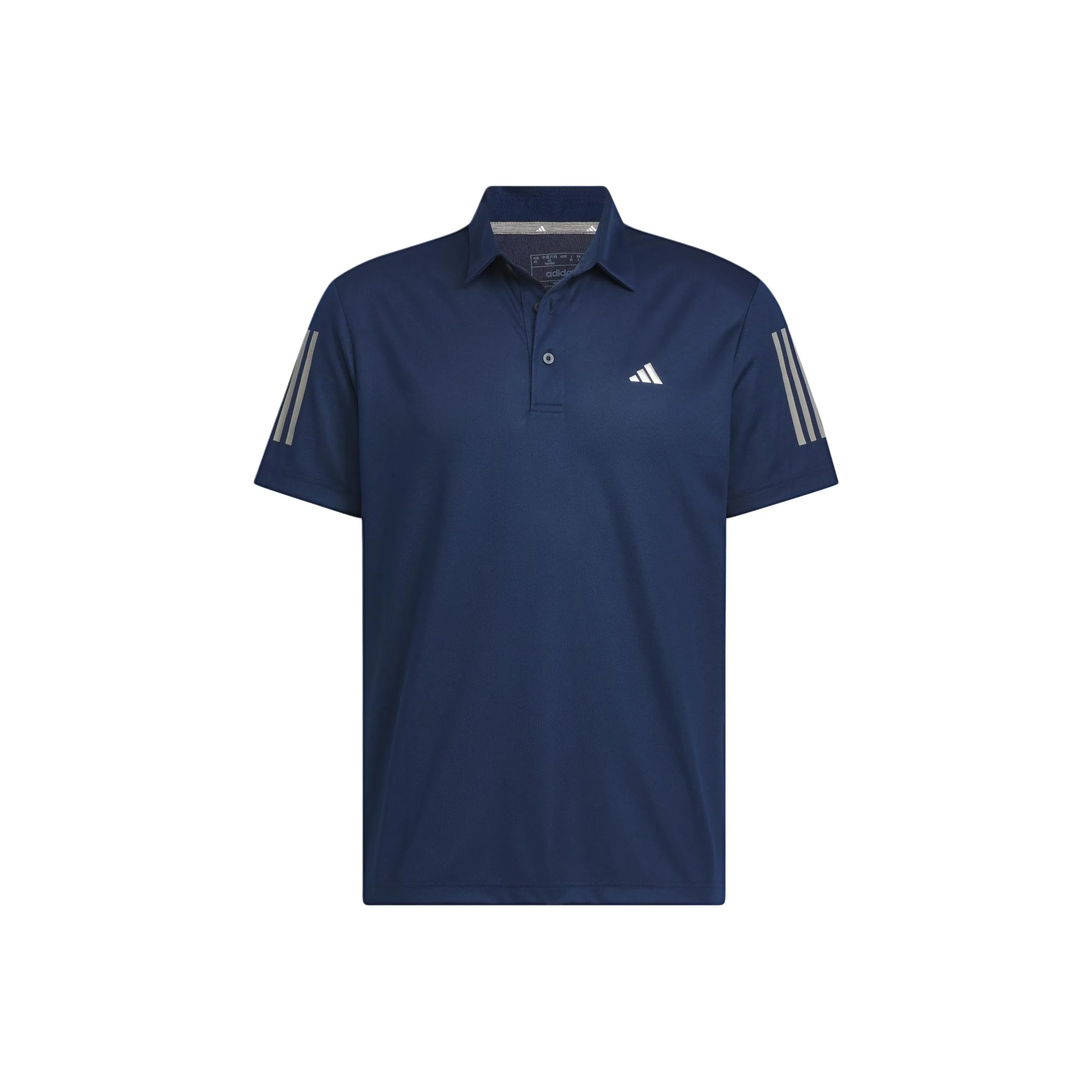 Adidas AEROREADY 3 Stripes Поло Поло Men's College Темно-синий