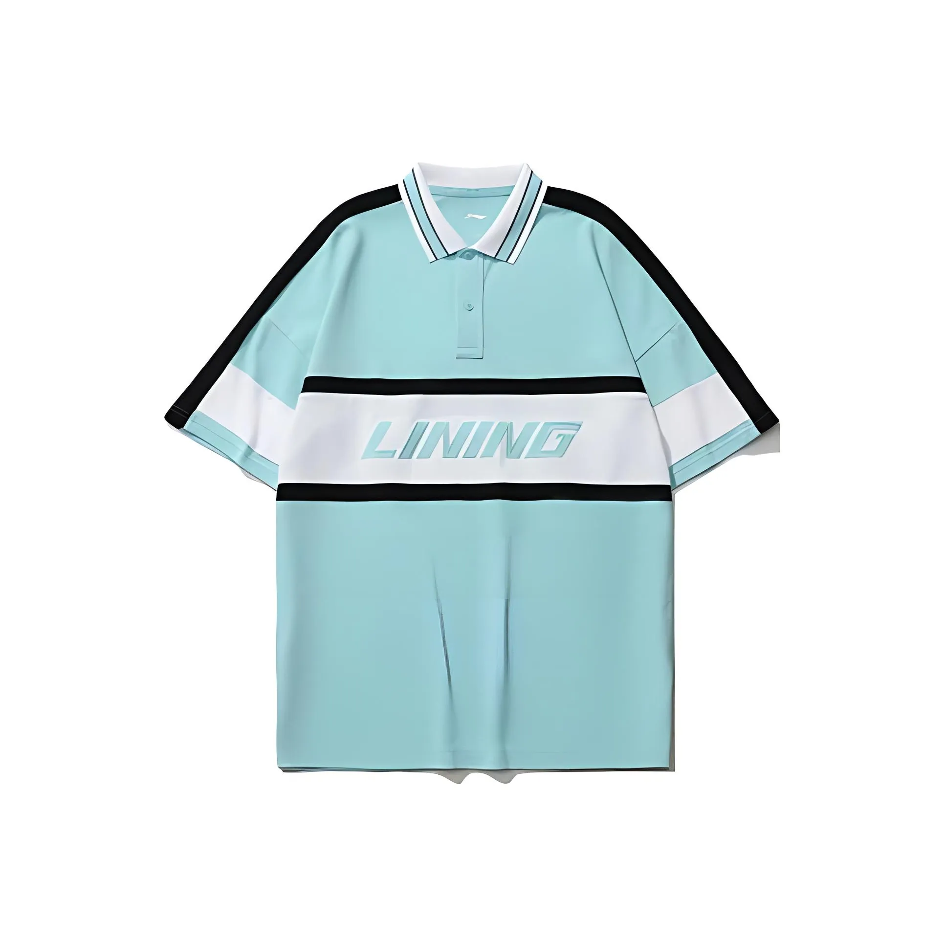 LiNing Sports Fashion Collection Polo Shirt Men's Clearwater Blue