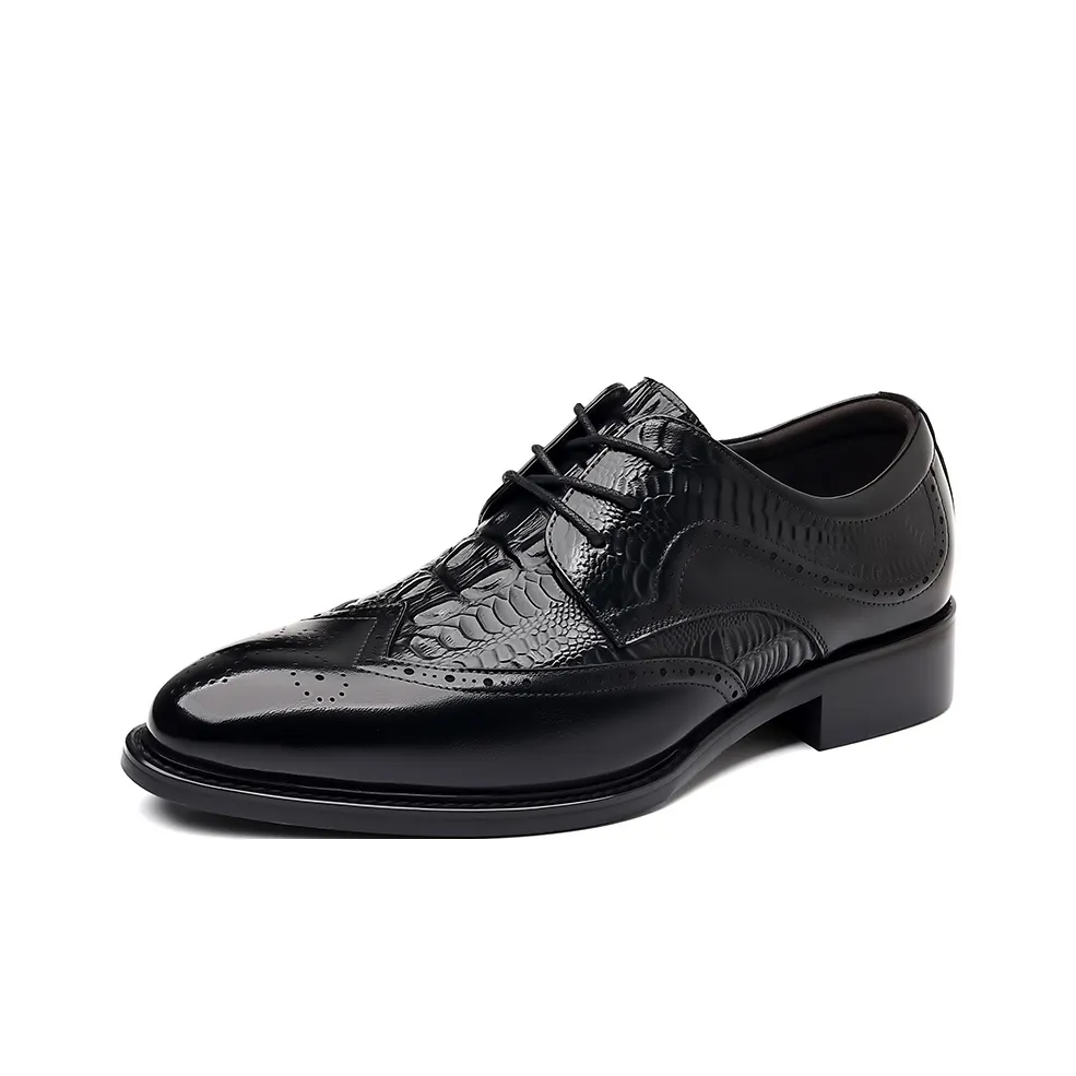 XIAOTOULANG Dress Shoes Men's Black