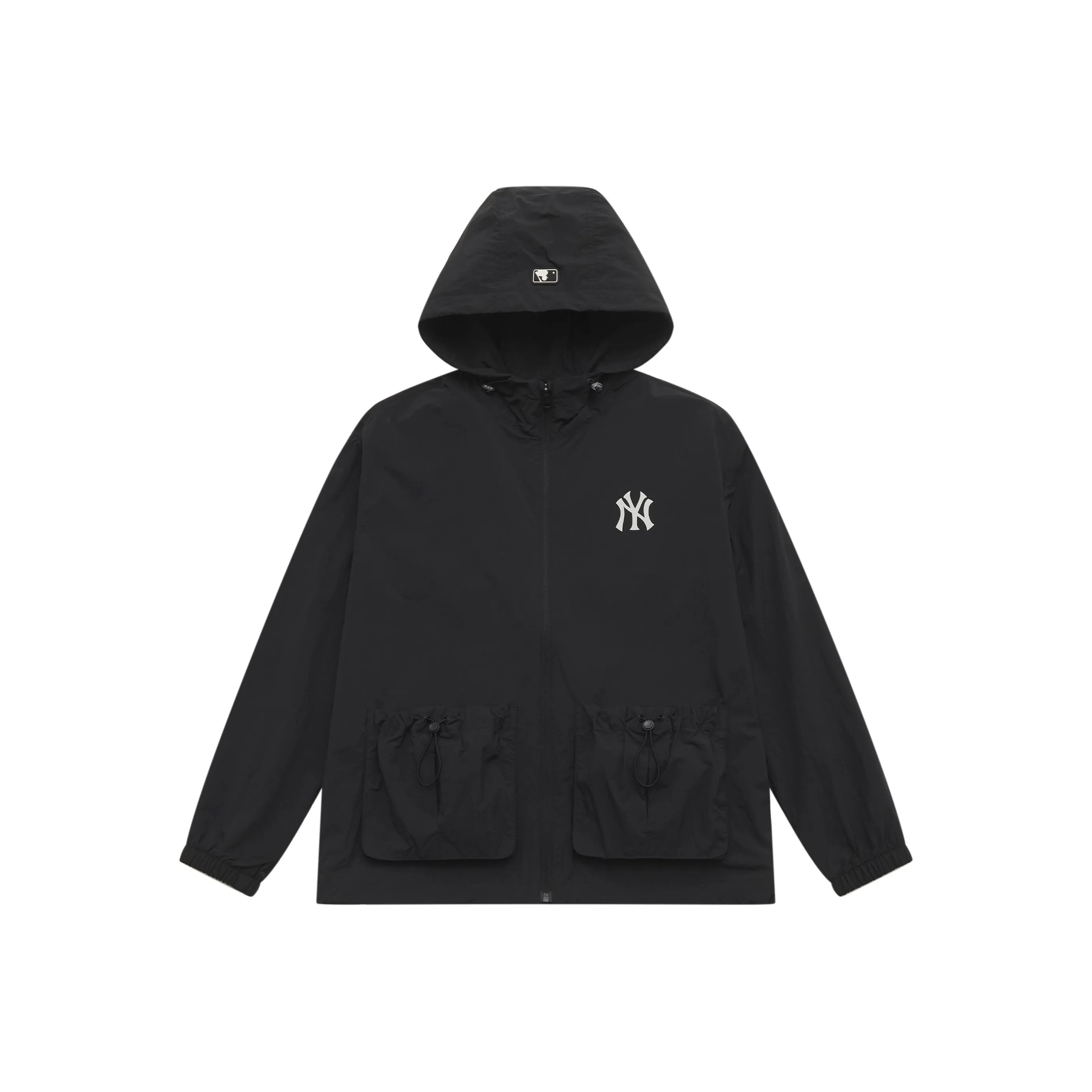 MLB New York Yankees Basic Collection SS25 Ветрозащитная куртка унисекс черного цвета