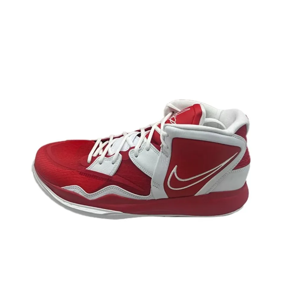 Nike Kyrie Infinity Slip-resistant Abrasion-resistant High Top Basketball Shoes Men's Red Найк Kyrie Infinity Противоскользящие Устойчивые к истиранию Высокие Баскетбольные Кроссовки Мужские Красные