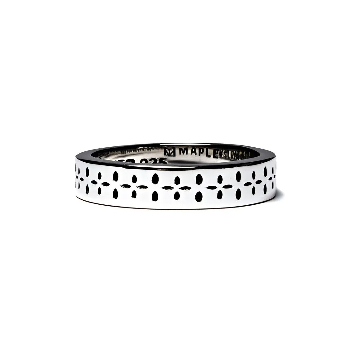 MAPLECO 925 Sterling Silver Rings Unisex