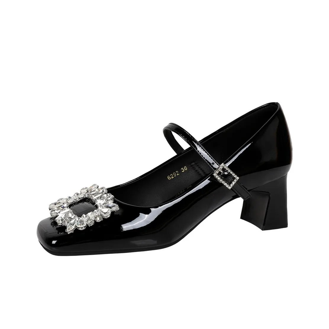 YAFEI XUANYU Грубый каблук Мэри Джейн туфли 5CM Женские