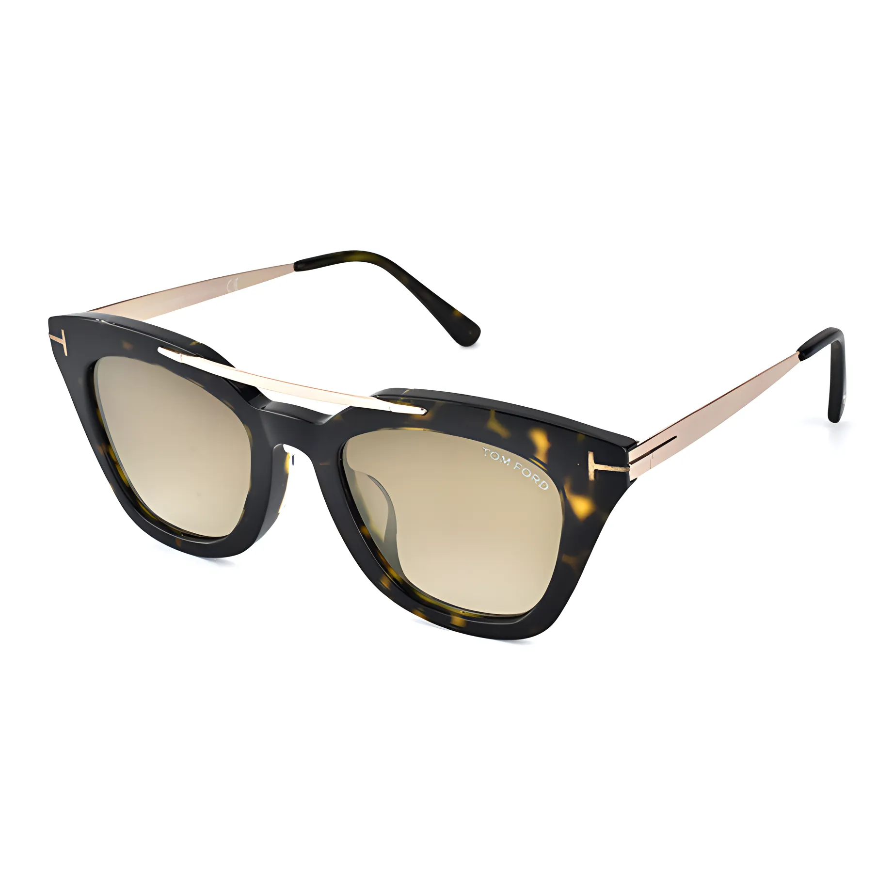 TF Plate Alloy Frame Irregular Shape Sunglasses Women's Multicolor
