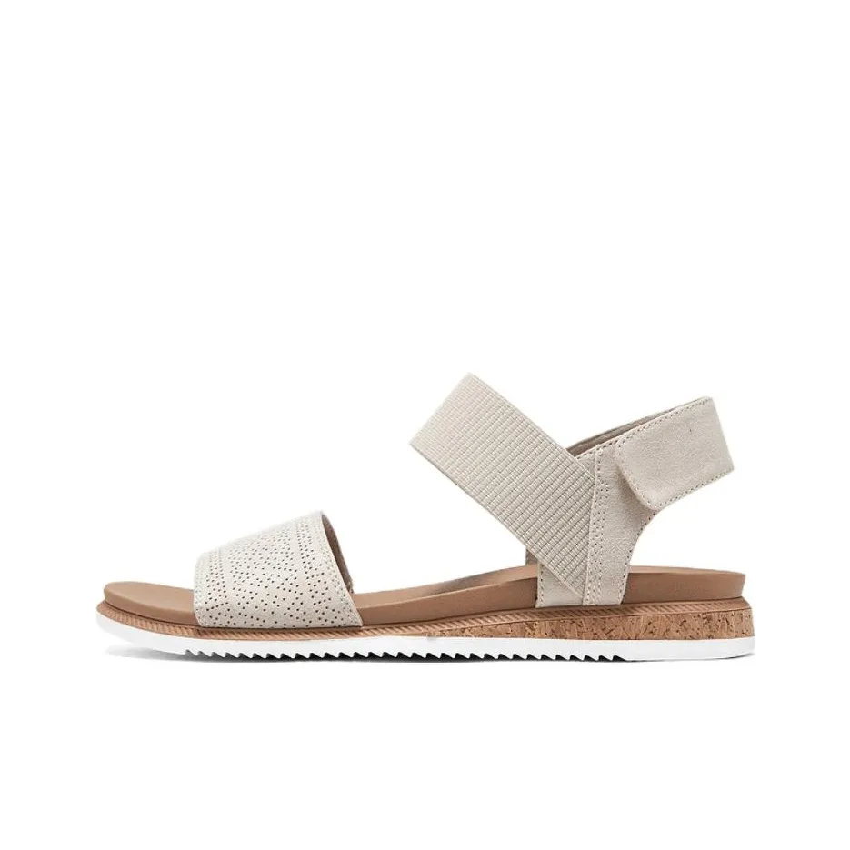 Skechers Уличные Пляжные Сандалии Женские Айвори