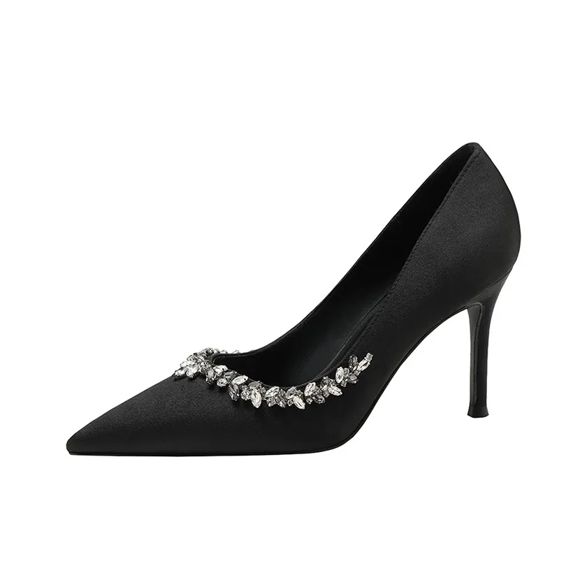 MABEL&CO Slim Heel High Heels Women's Black