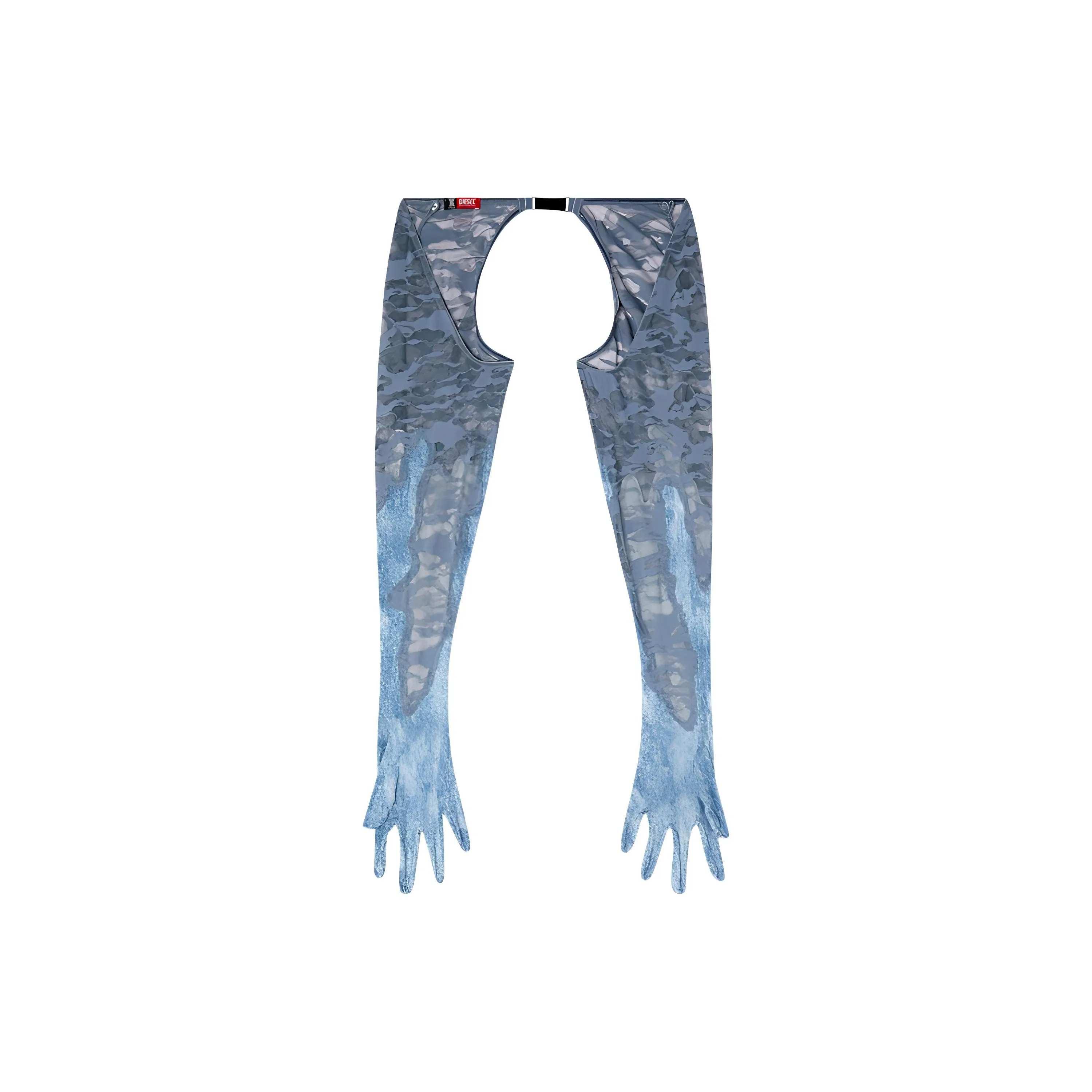 DIESEL Polyamide Gloves Women's Blue