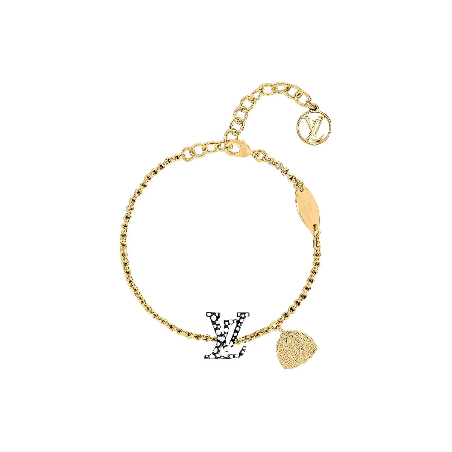 LOUIS VUITTON LV X YK LV Iconic Infinity Dots Bracelets Women's Gold