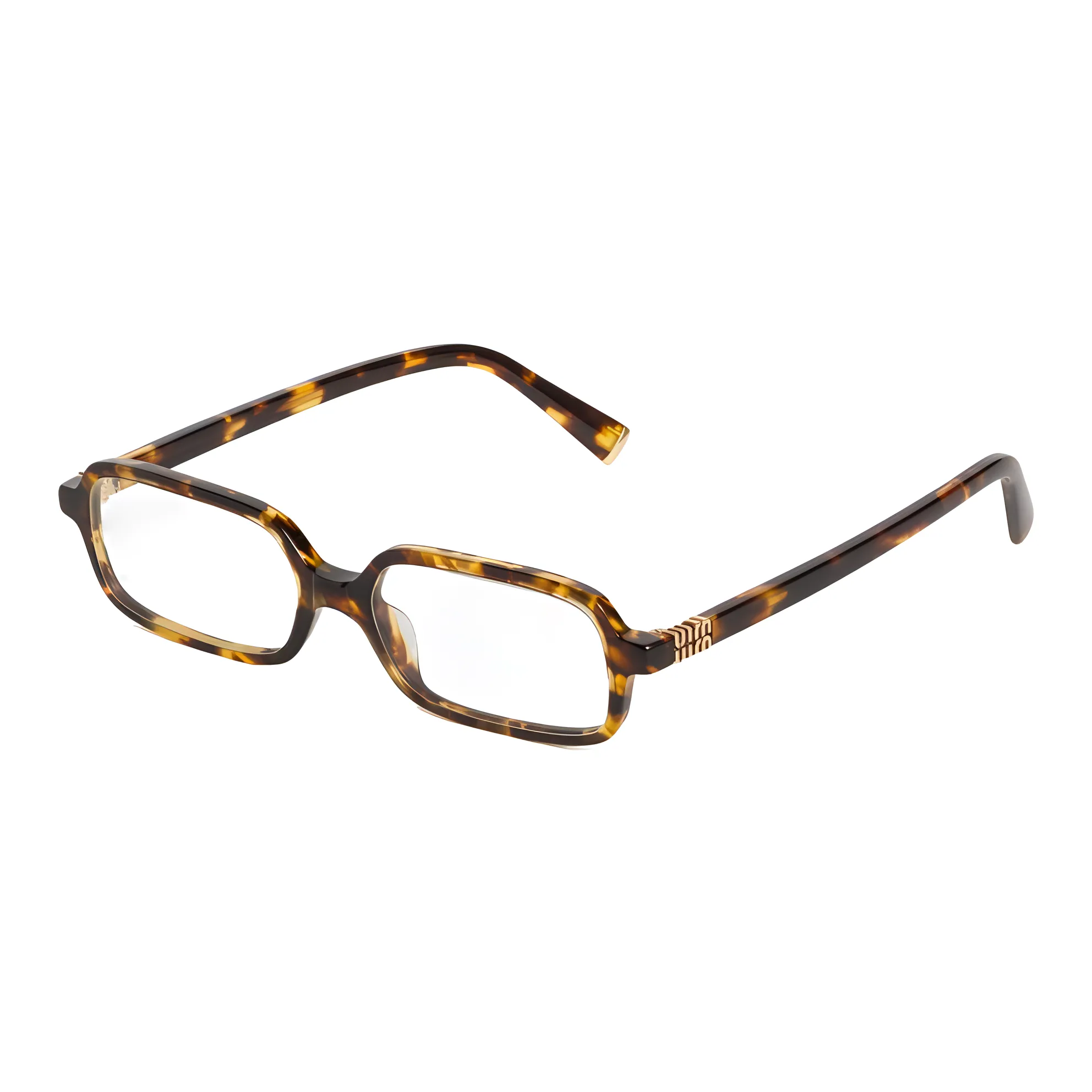 MIU MIU Ацетат Прямоугольные Оправы для Очков Женские Черепаховый