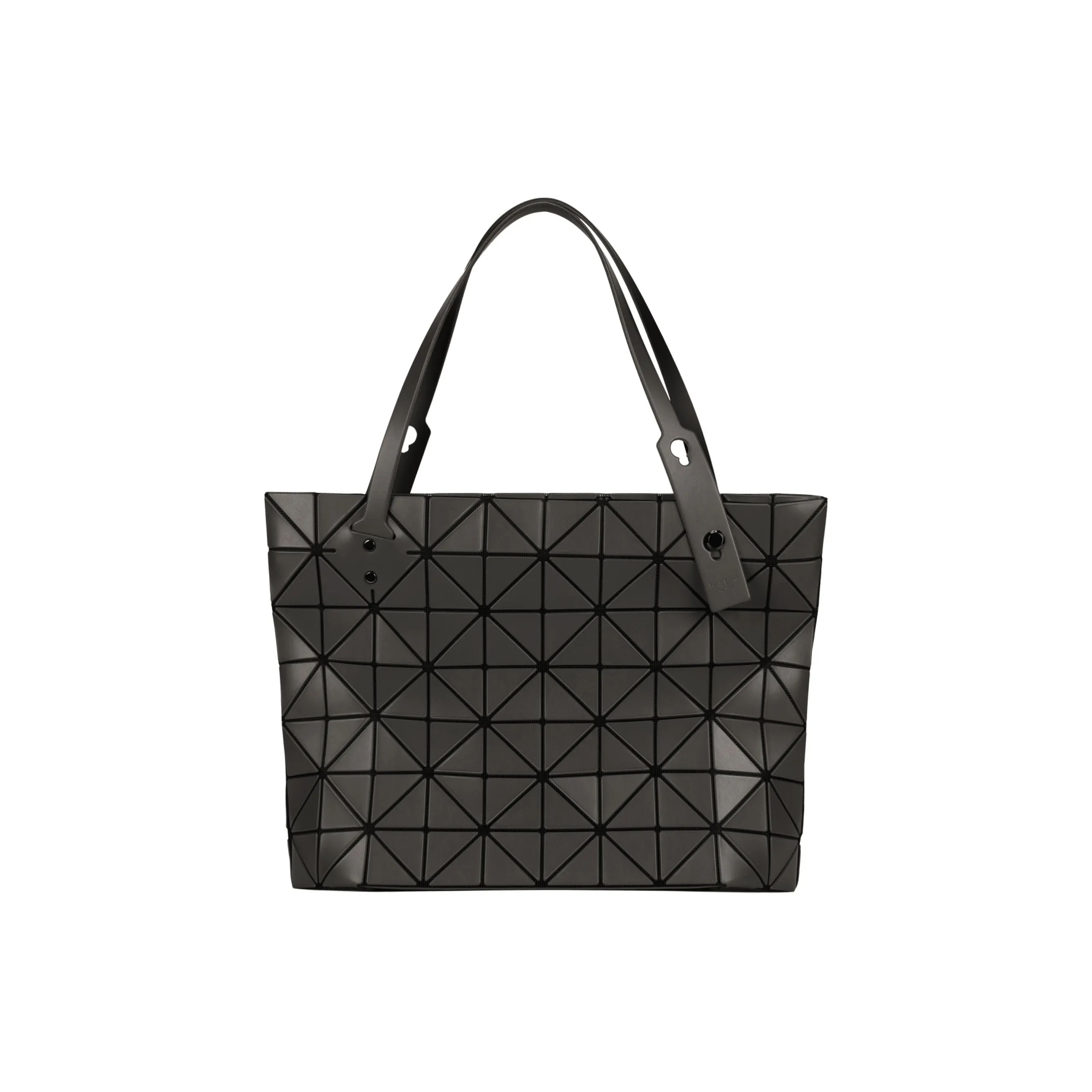 ISSEY MIYAKE Vinyl Chloride Resin One Shoulder Handbag Women's Carbon Gray