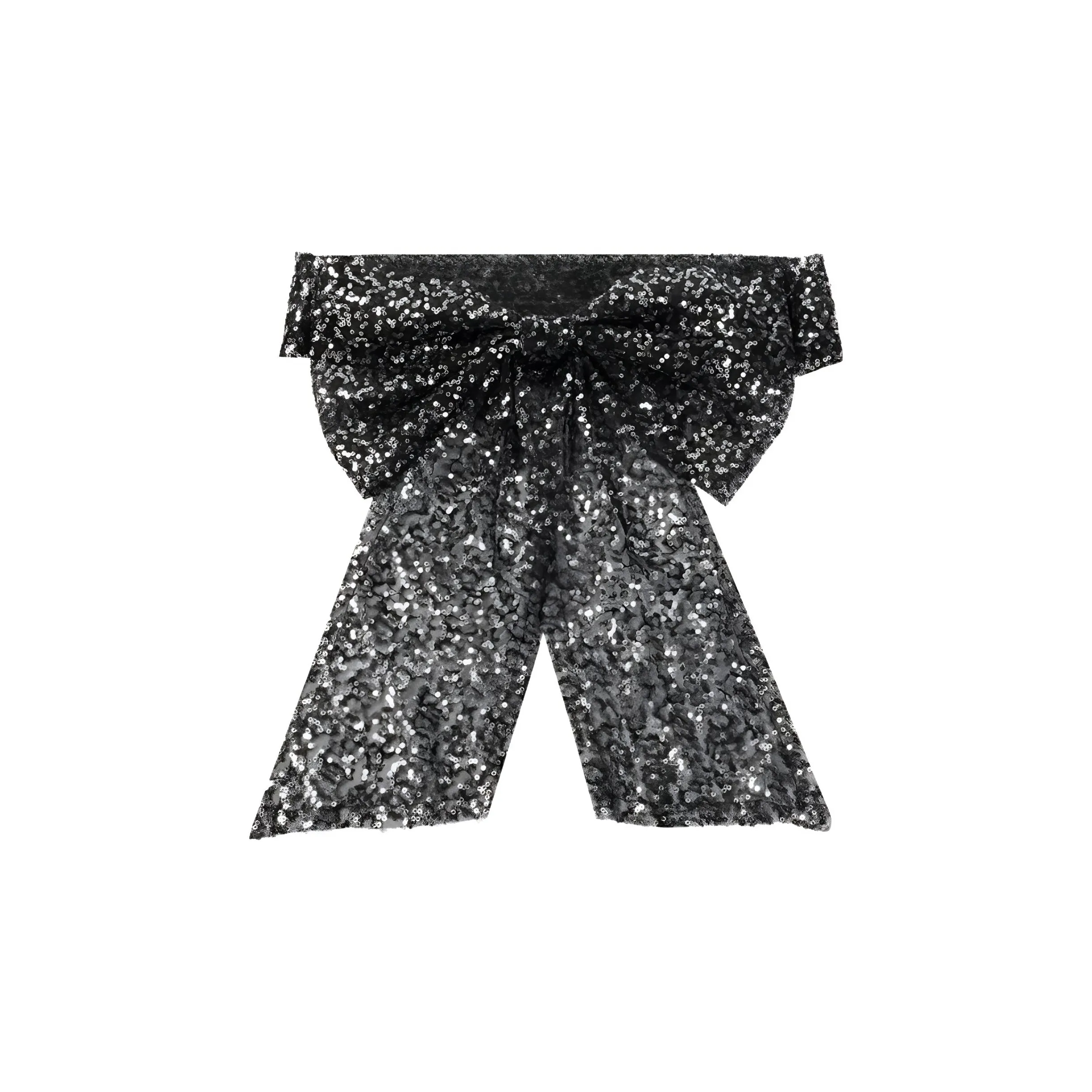 Maison Michel Wicole Sequin Embellished Bow Headband