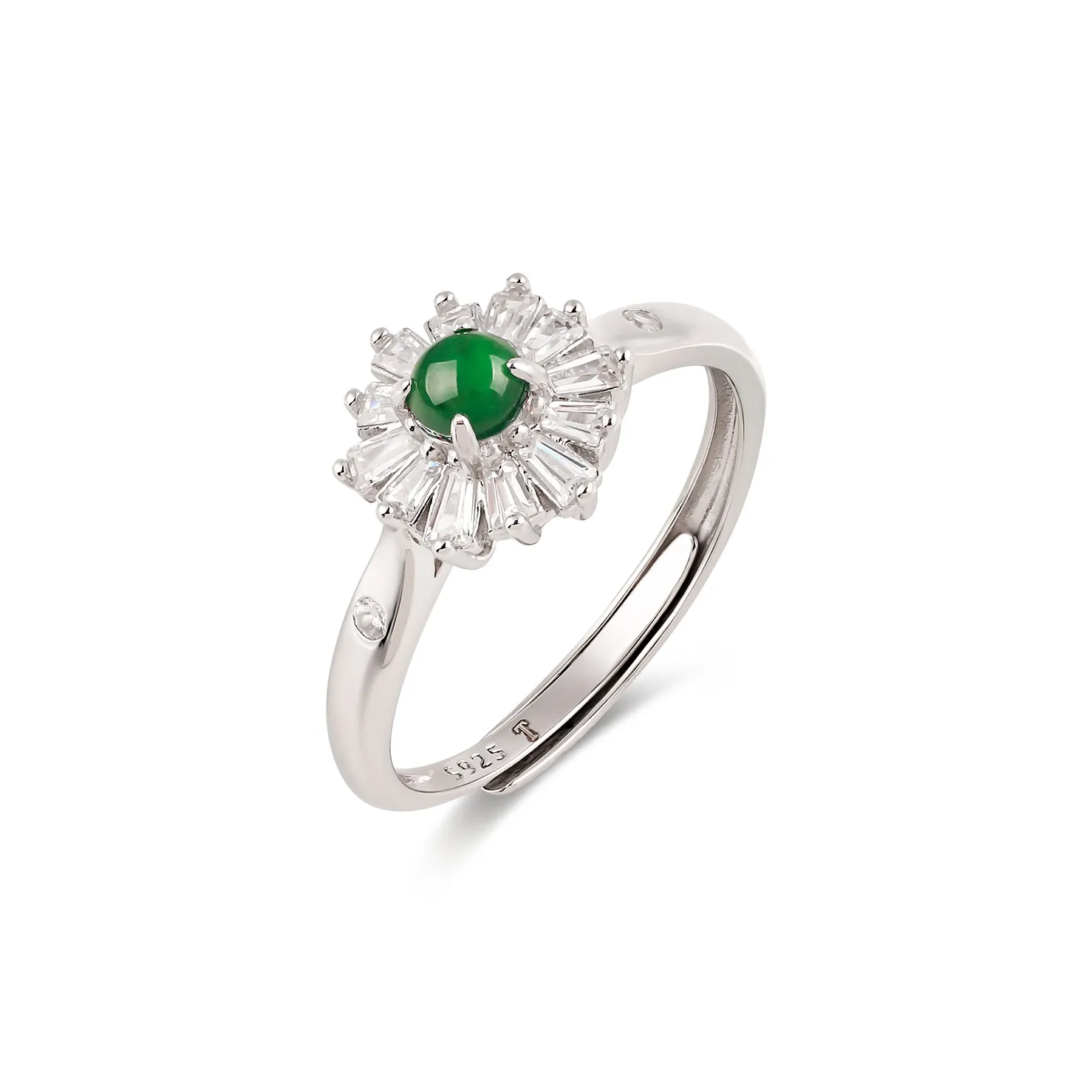 TAMINA Glutinous Jade Rings Women's