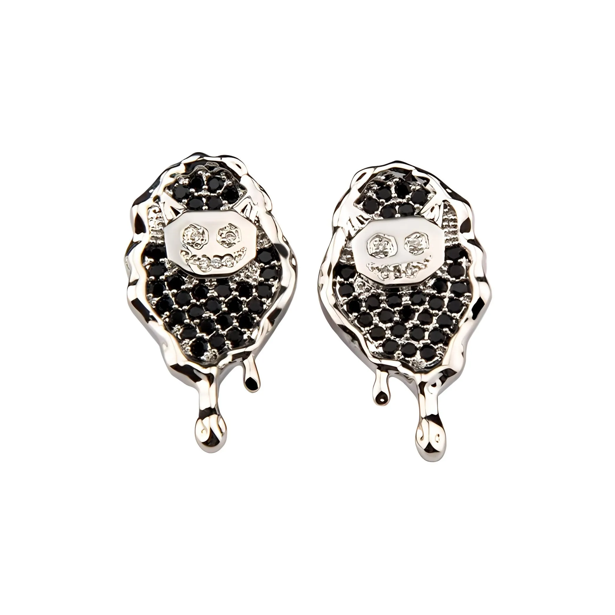 Серьги Valeria Obbaco из цинкового сплава серия Women's Silver