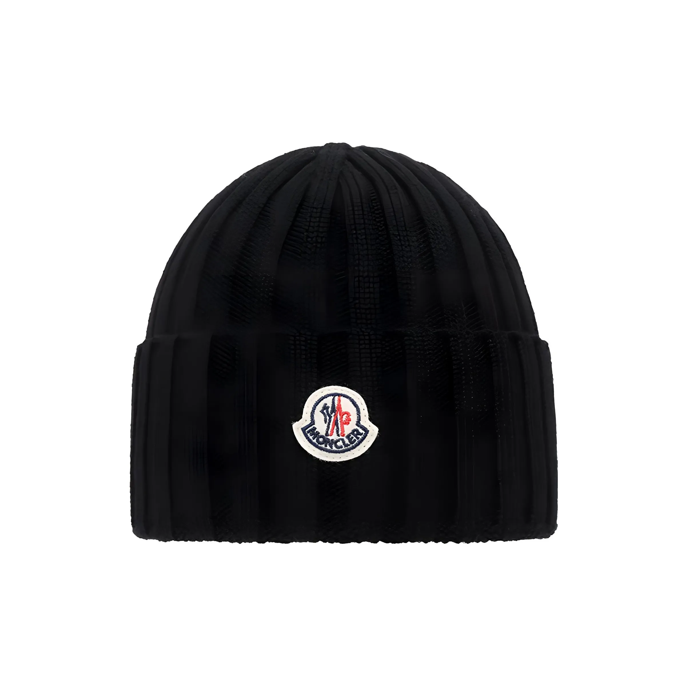 Moncler Logo Patch Knitted Beanie