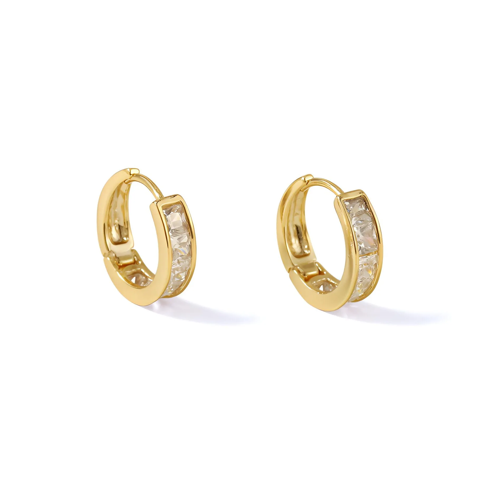 PIARA Медные Серьги Золотые Женские