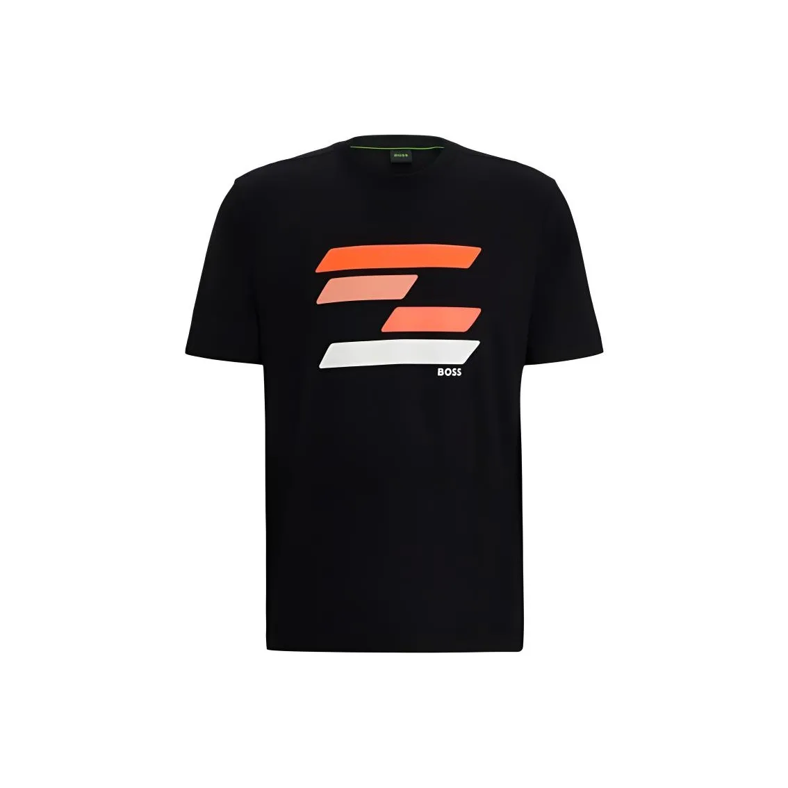 Boss Textured print Cotton T shirt