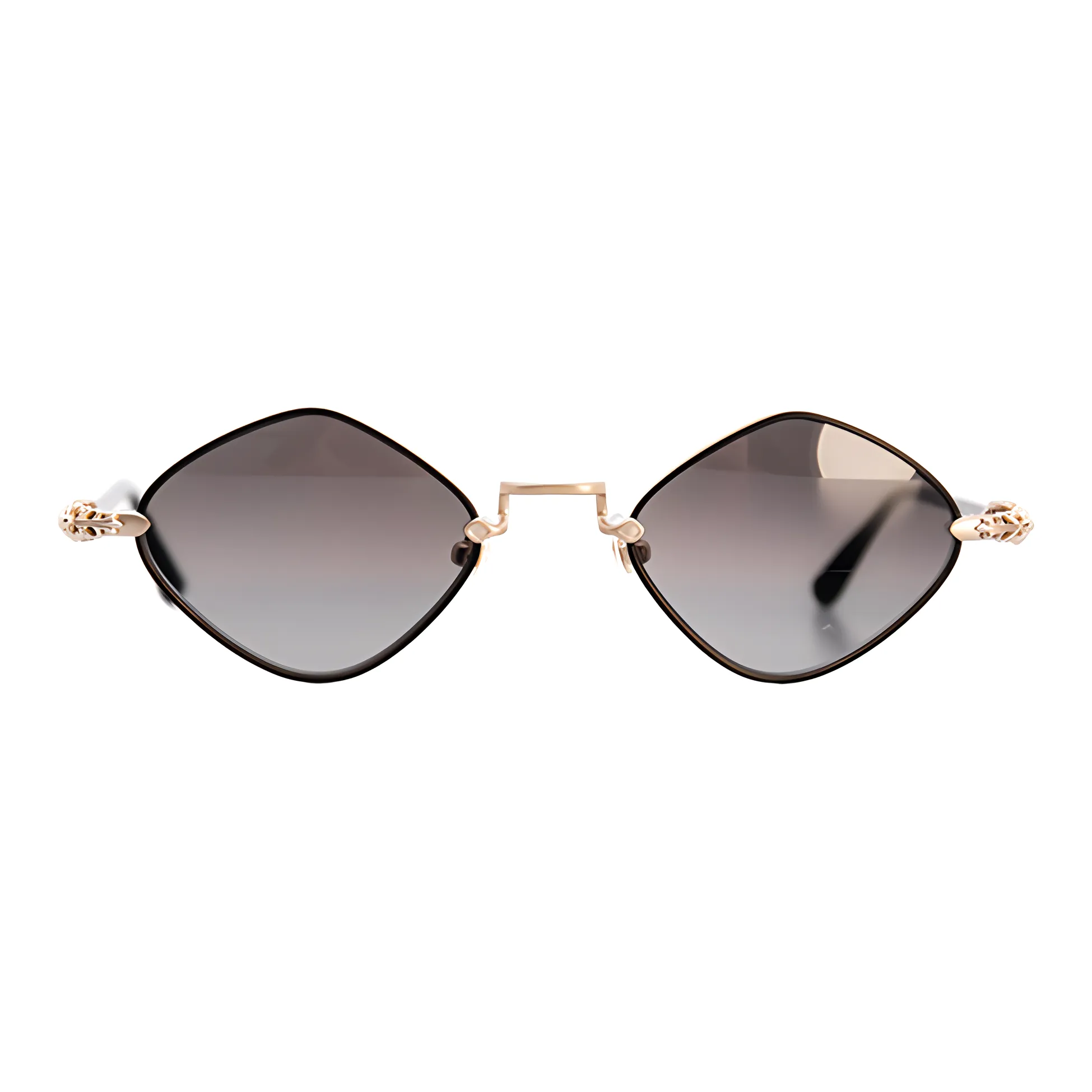 Chrome Hearts   Irregular Shape Sunglasses Unisex Black