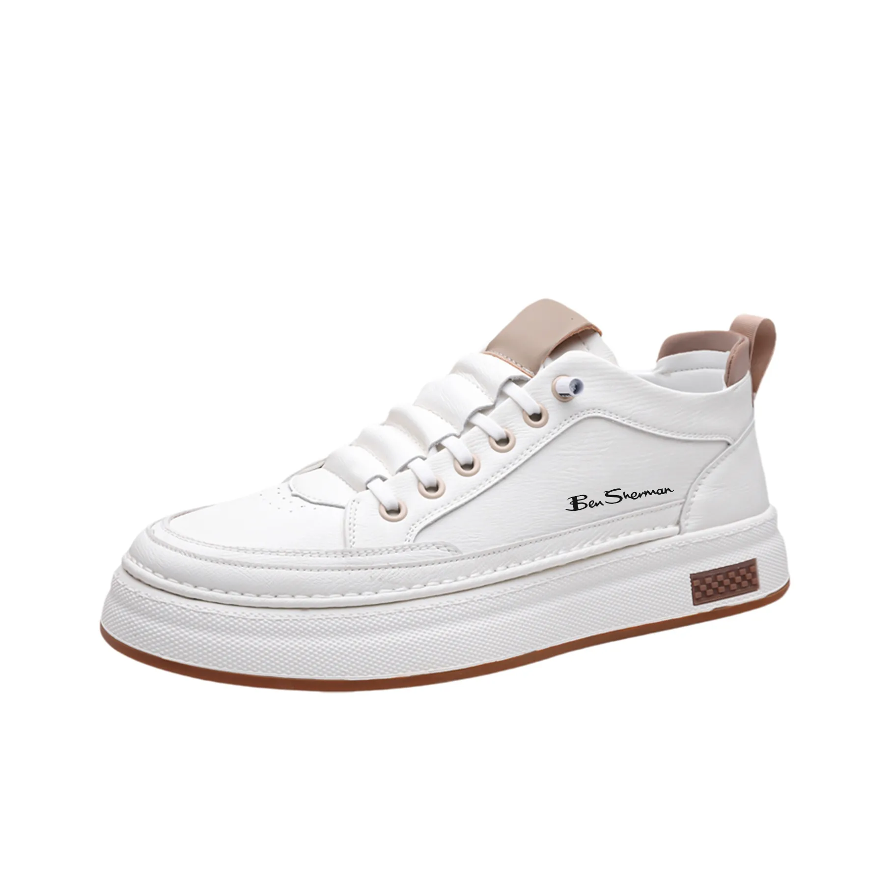 BEN SHERMAN Slip Resistant Mid Top Skateboard Shoes Men's