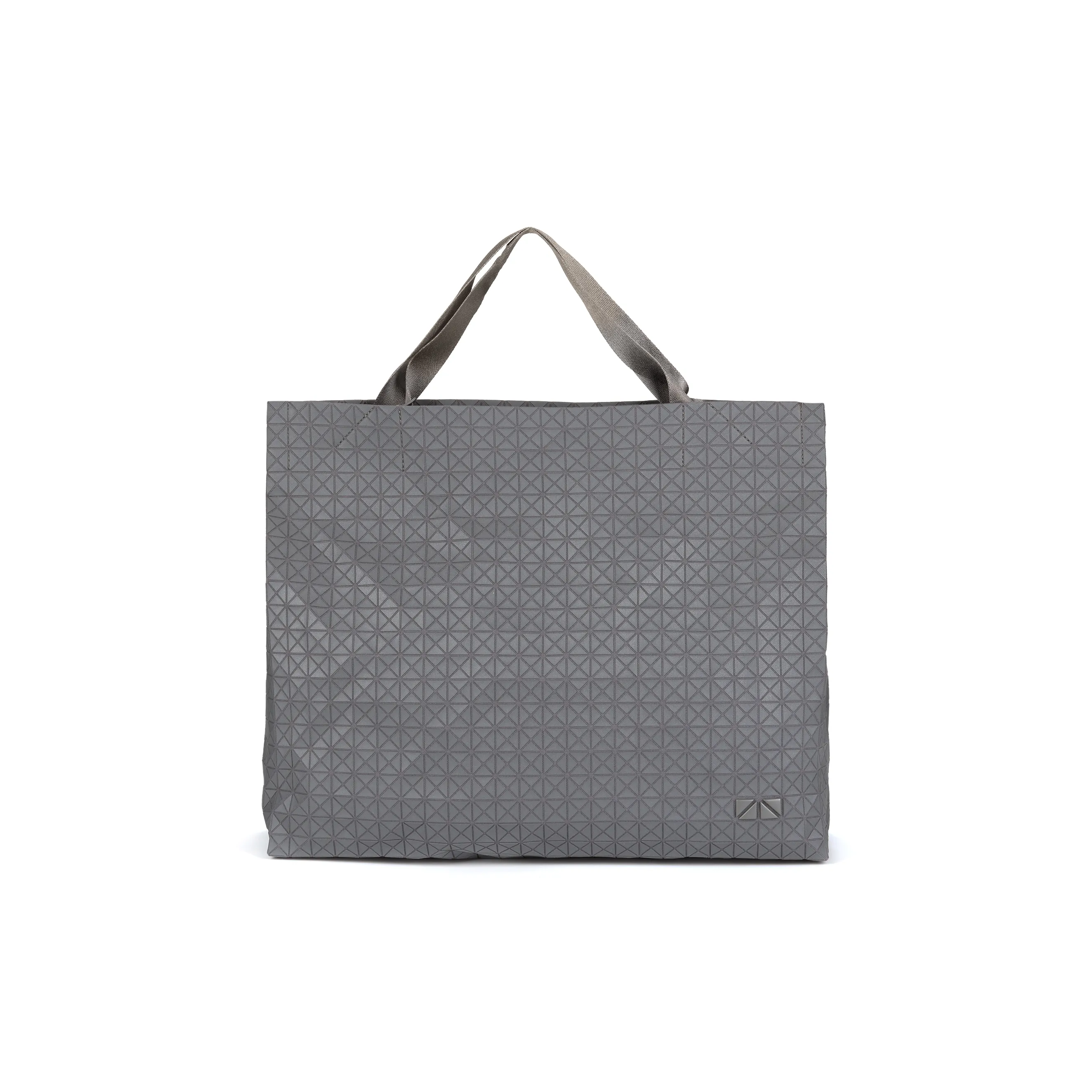 ISSEY MIYAKE KuroCart Nylon Fabric One Shoulder Handbags Large Size Unisex Light Gray