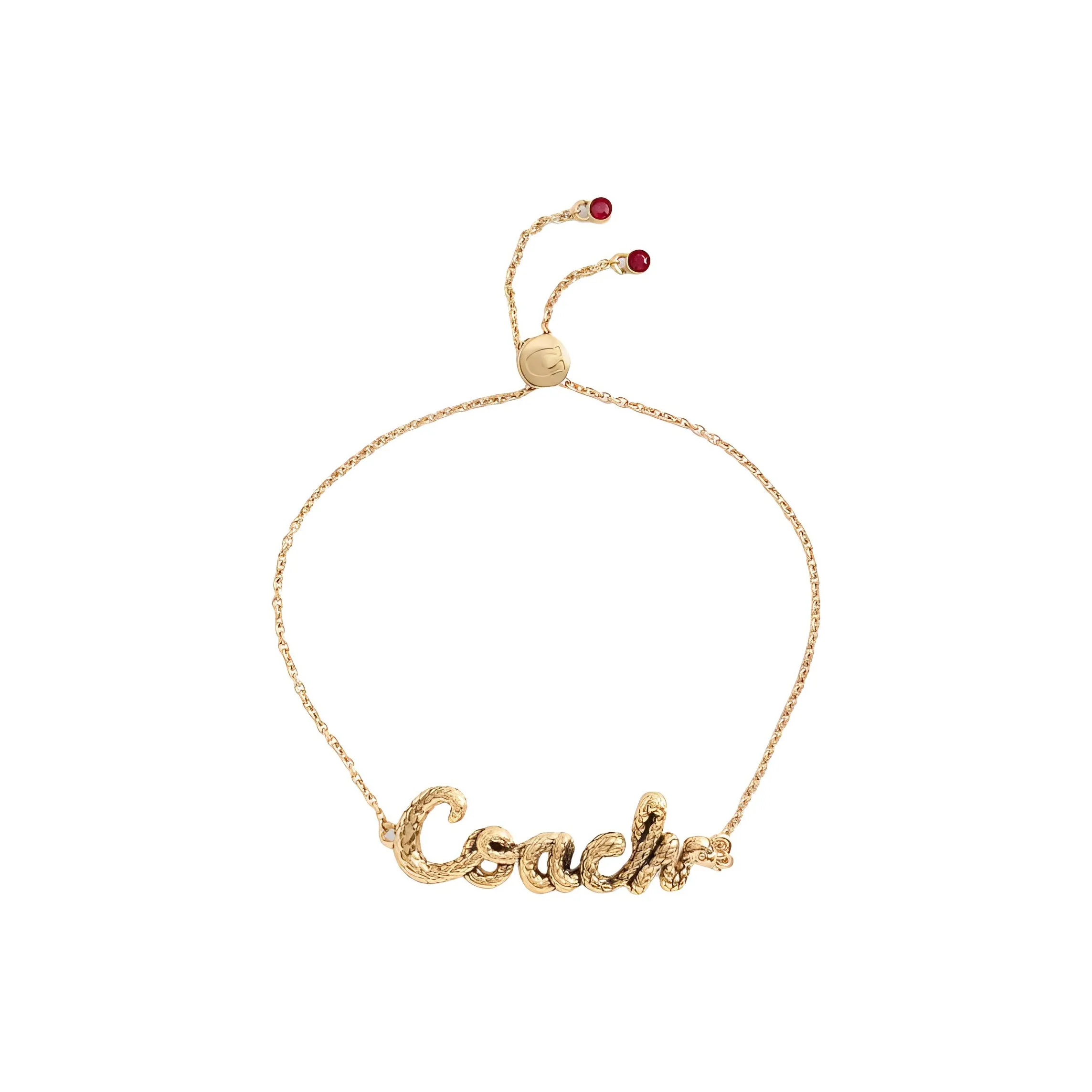 COACH Brass Bracelets Унисекс Gold