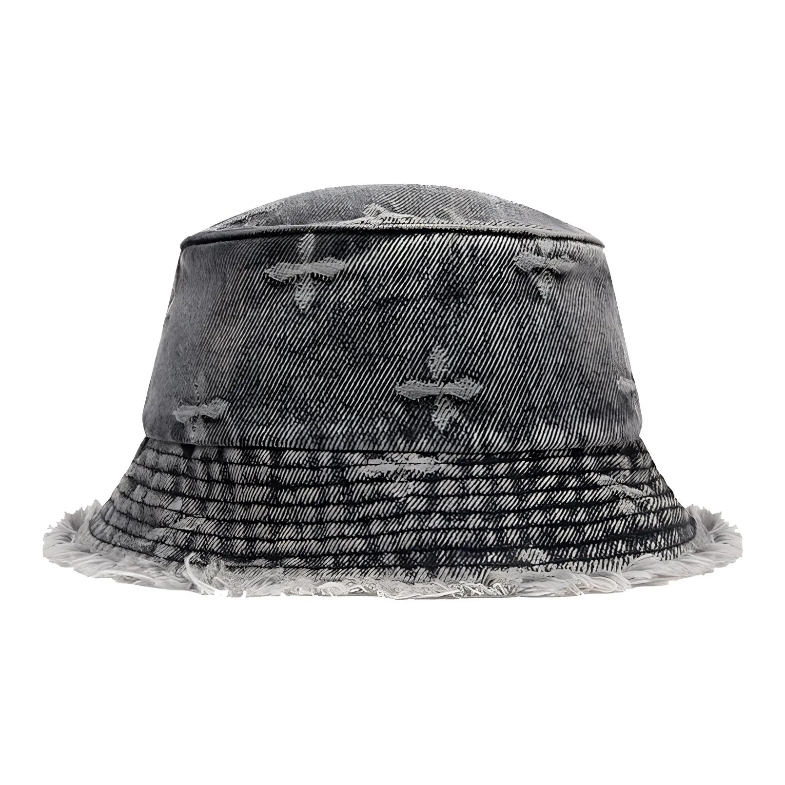 SMFK Cotton Bucket Hats Вересковый серый Унисекс