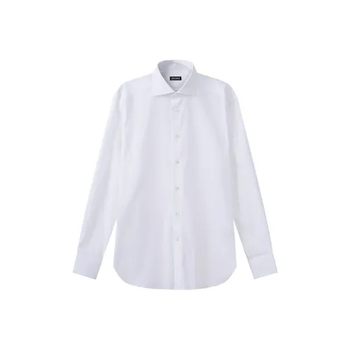 Ermenegildo Zegna Белые Мужские Рубашки