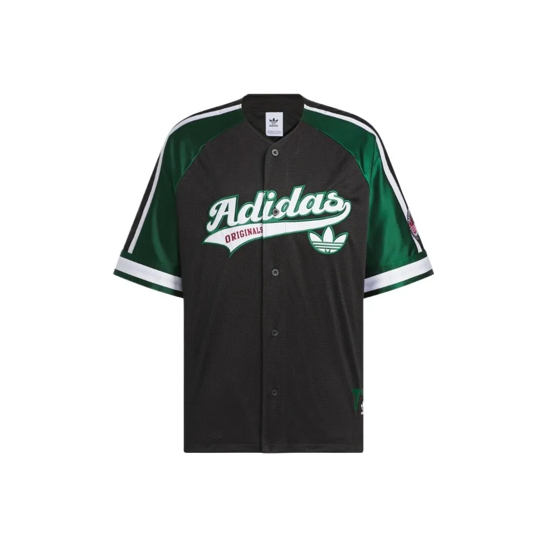 Adidas Originals RETRO UNITEFIT Shirt Unisex Black/Dark Green
