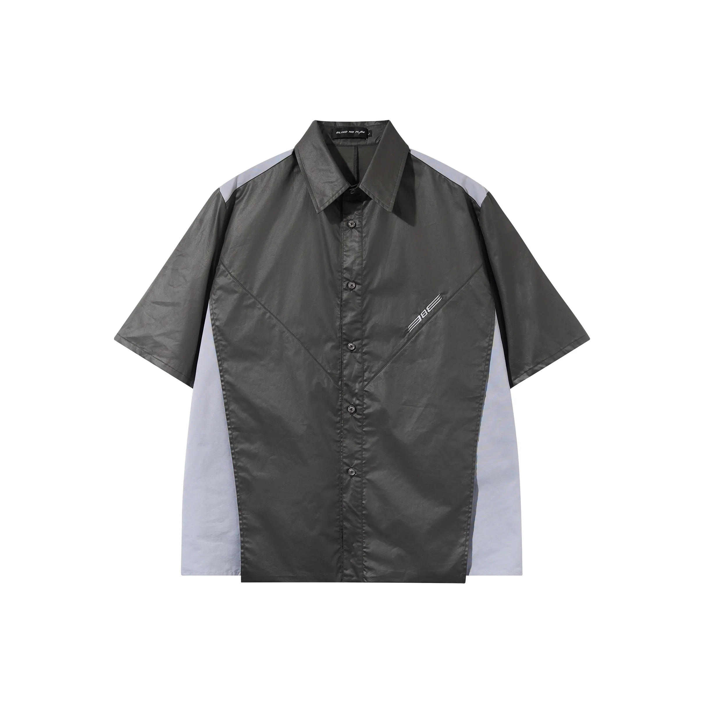 BLIND402 Темно-коричневый Мужская Рубашка